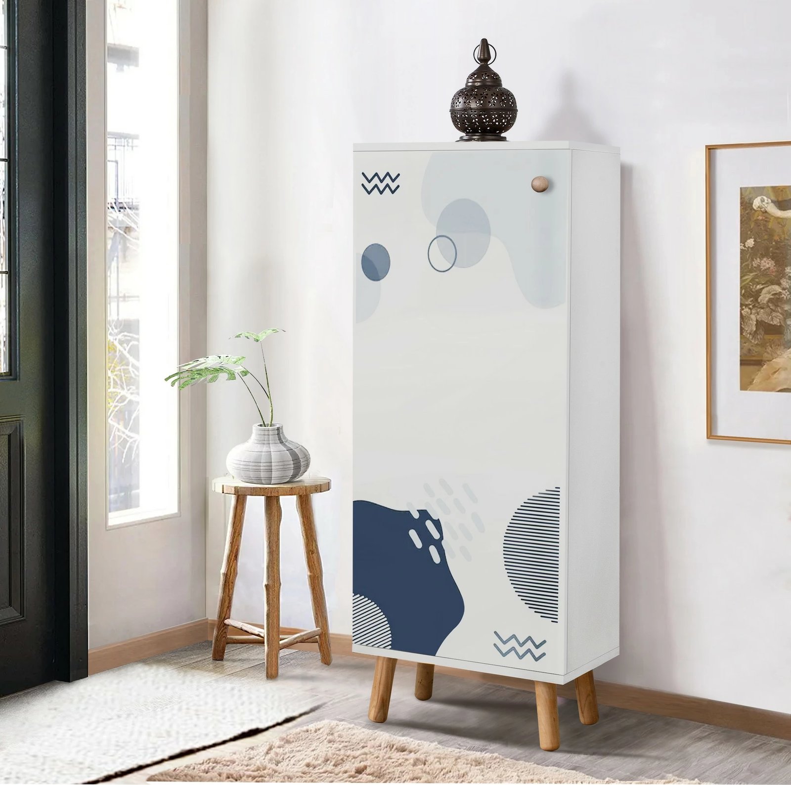 Dollap për këpucë Hanah Home, Vegas - B 950, ngjyrë e bardhë