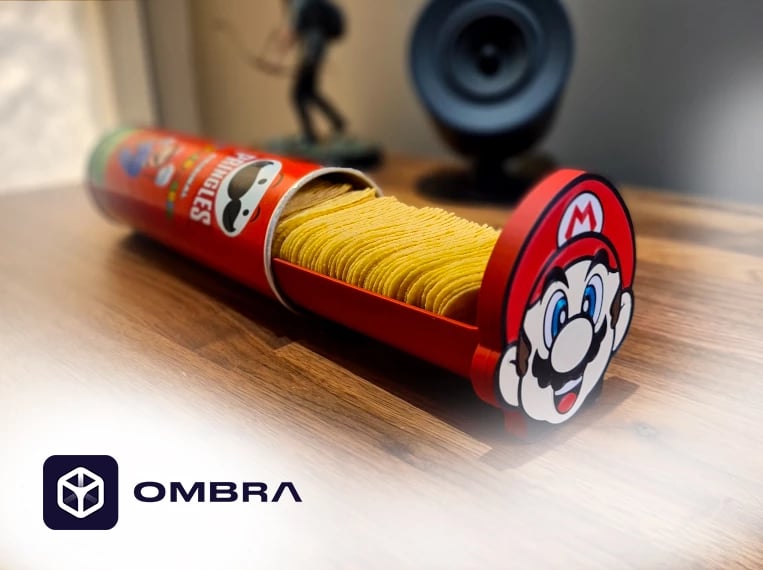 Mbajtëse për snacks (Mario Pringles Holder), e kuqe