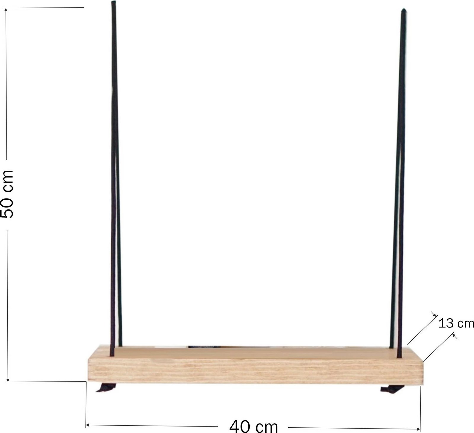 Raft muri Hanah Home, Aa055, ngjyrë arre, i punuar me dorë