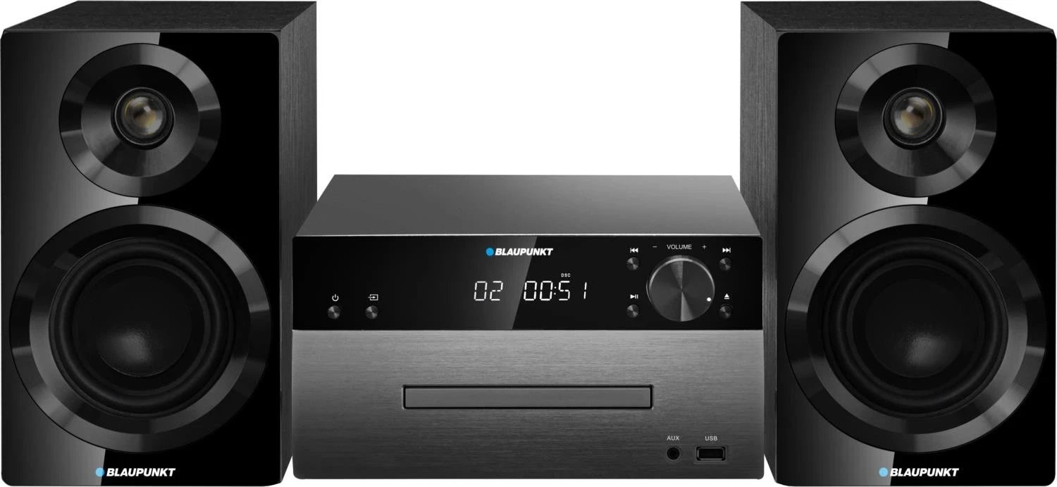 Sistemi Stereo Blaupunkt MS50BT, me Bluetooth, ngjyrë e zezë