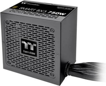 Kasë Thermaltake Smart BX3, 750W, 80 PLUS Bronze, Semi-modular, e zezë