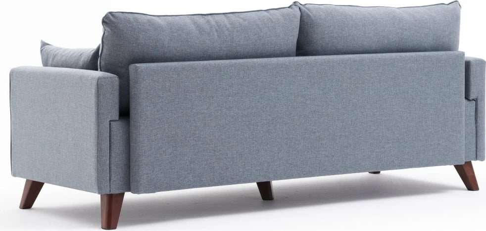 Kauç i trefishtë, ngjyrë kaltër, Bella Soft, Atelier del Sofa