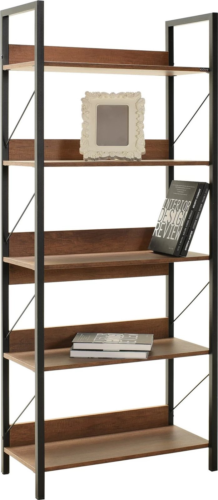 Raft librash Hanah Home, Ktp-850-Oo-1, ngjyrë arre, 73x172x35cm