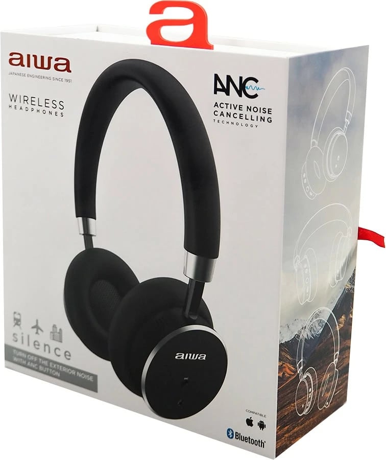 Kufje Me Bluetooth AIWA HSTBTN-800BK