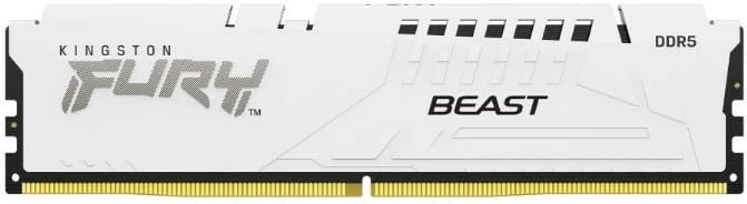 RAM Memorje Kingston FURY Beast KF560C30BWEK2-32 32GB (2x16GB) DDR5 6000MHz CL30 EXPO e bardhë