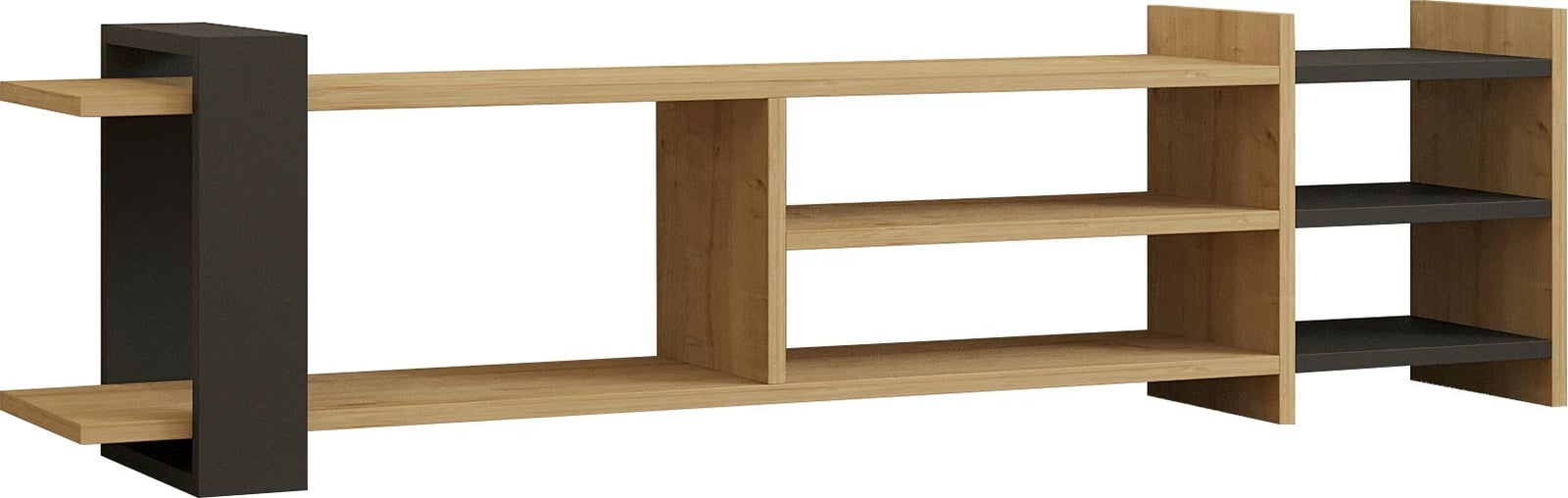 Komodë TV Skye Decor, Elis, ngjyrë safir dhe antracit