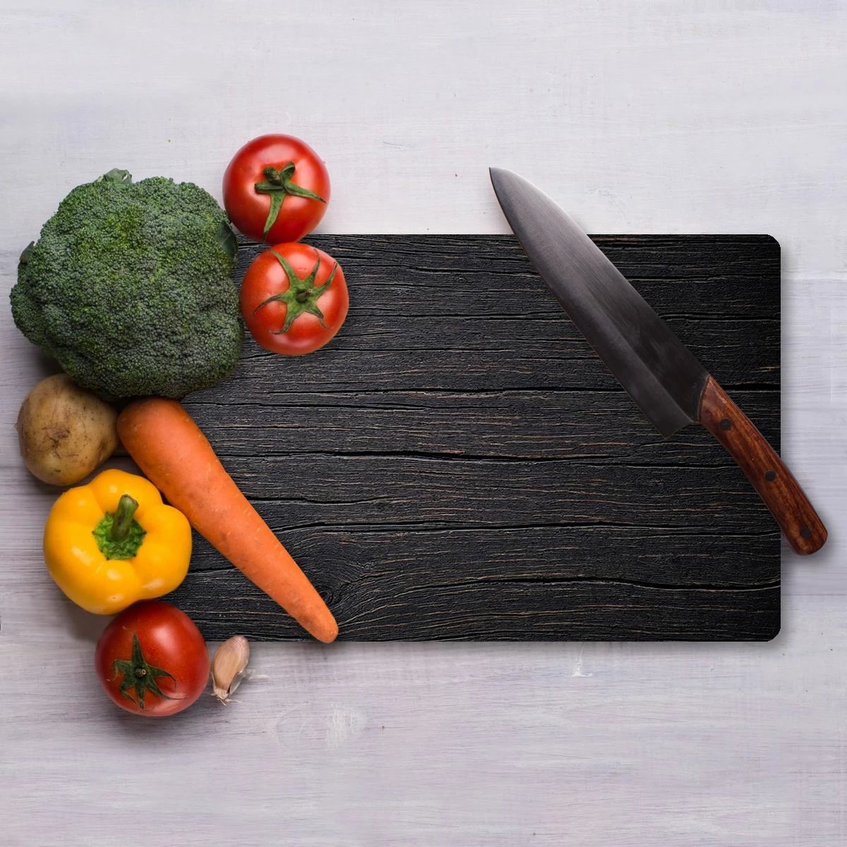 Dërrasë prerëse Hermia, qelq i temperuar, Ckt23 - 3040, 30x40cm Dërrasë prerëse Hermia, qelq i temperuar, Ckt23 - 3040, 30x40cm