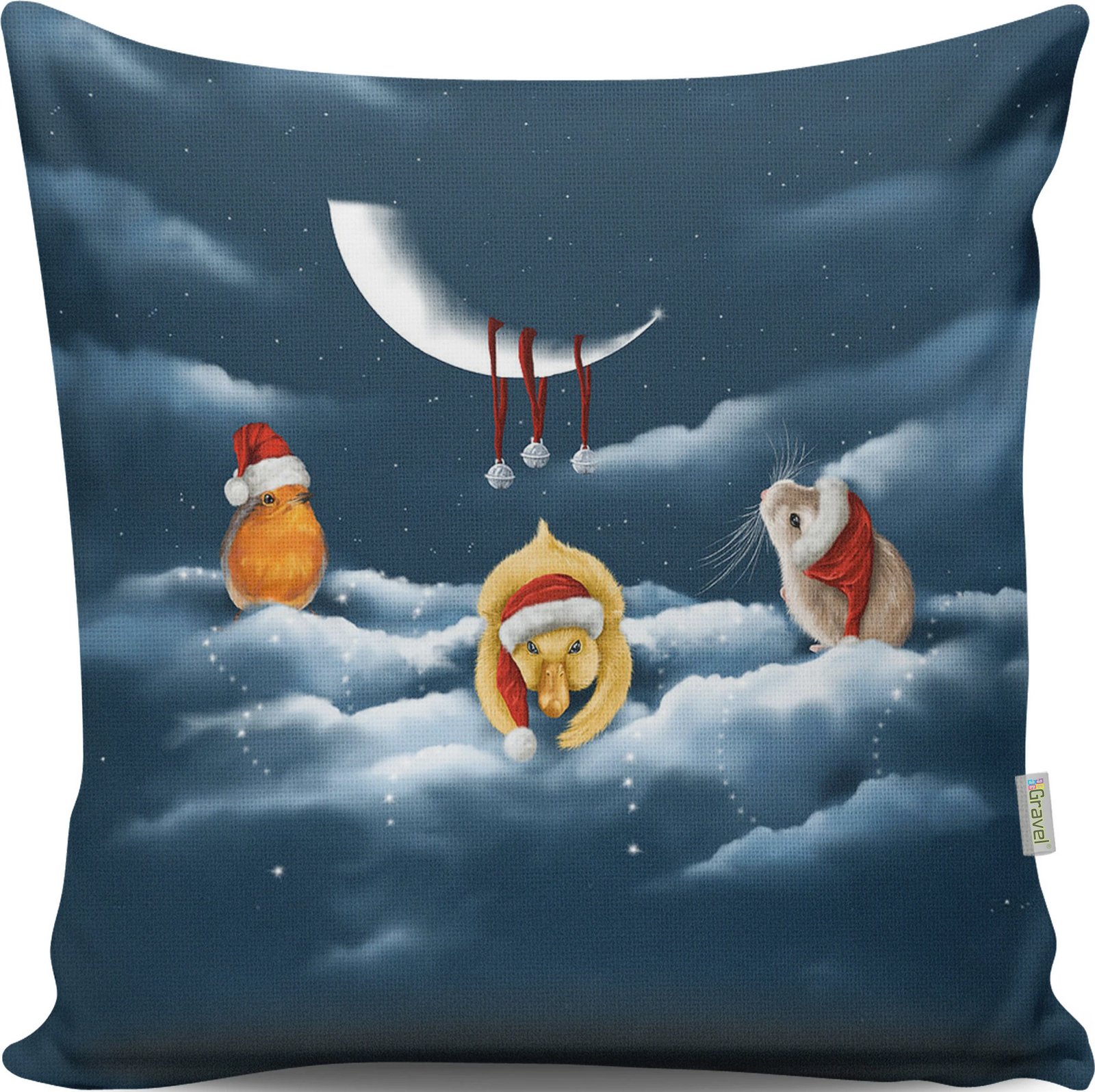 Jastëk dekorativ Evila Originals, shumëngjyrësh, A13066, 43x43cm