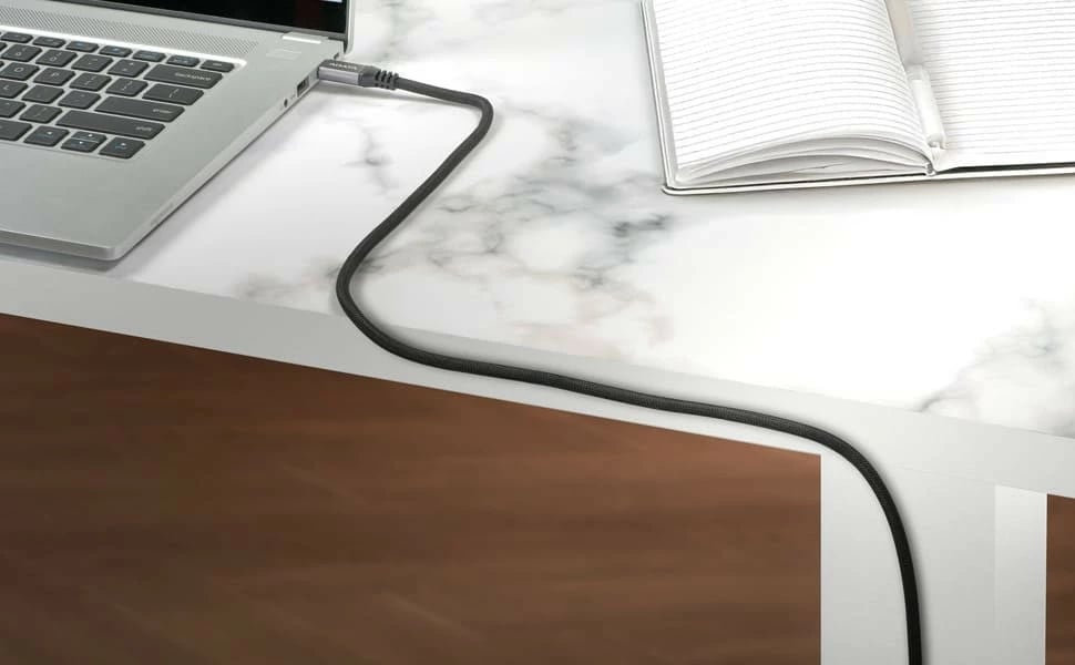 Kabllo USB-C në USB-C magnetike, Adata, CACCU3-100W-100AN-BK, USB 3.2 Gen 2 10Gbps PD 100W 1m, e zezë