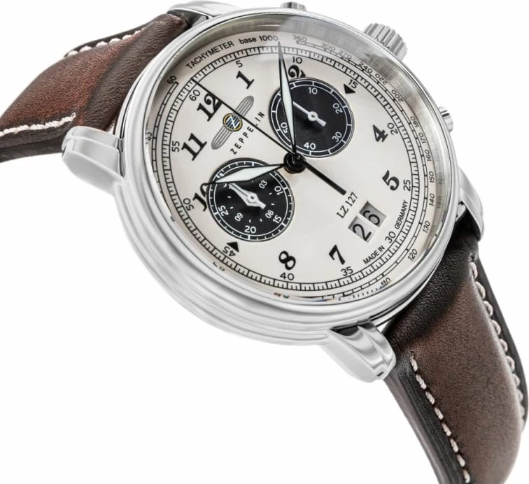 Orë dore për meshkuj Zeppelin, kafe