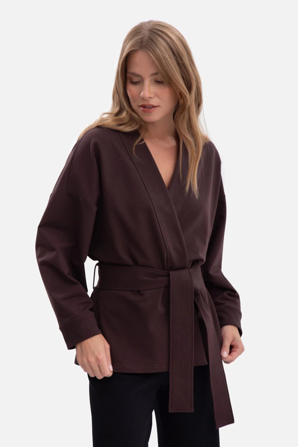 Blazer për femra BeWear 218676, kafe