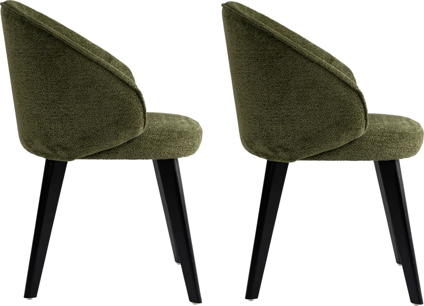 Set karrigesh (2 copë) Skye Decor, Bentley, e gjelbër, e zezë