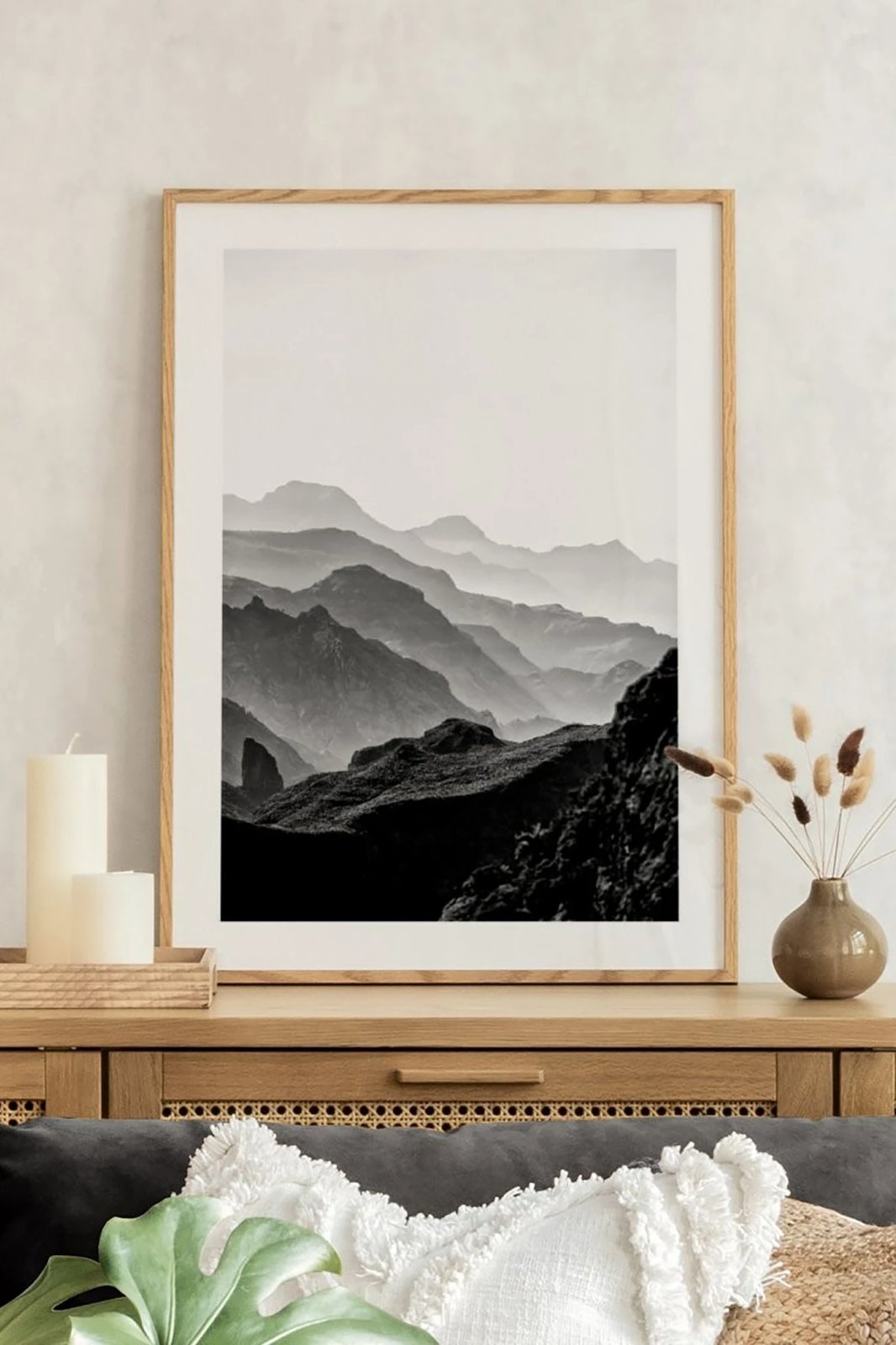 Pikturë dekorative me kornizë, Wallity, Tekhamcerceve43, shumëngjyrëshe, 33x48cm