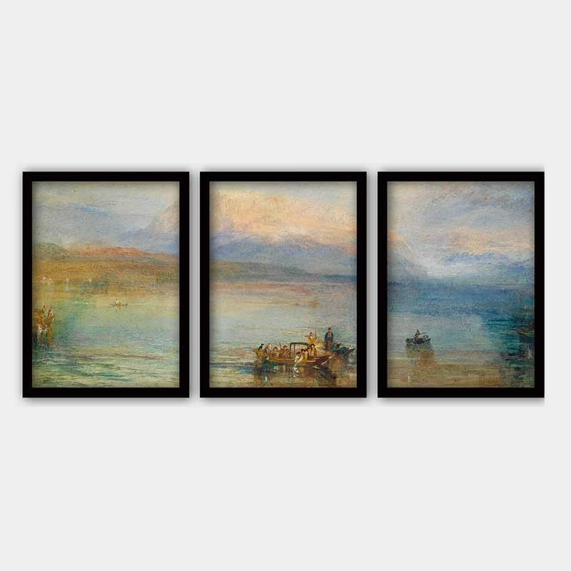 Pikturë dekorative me kornizë (3 pjesë), Wallity, 3SC_UN54424_3545