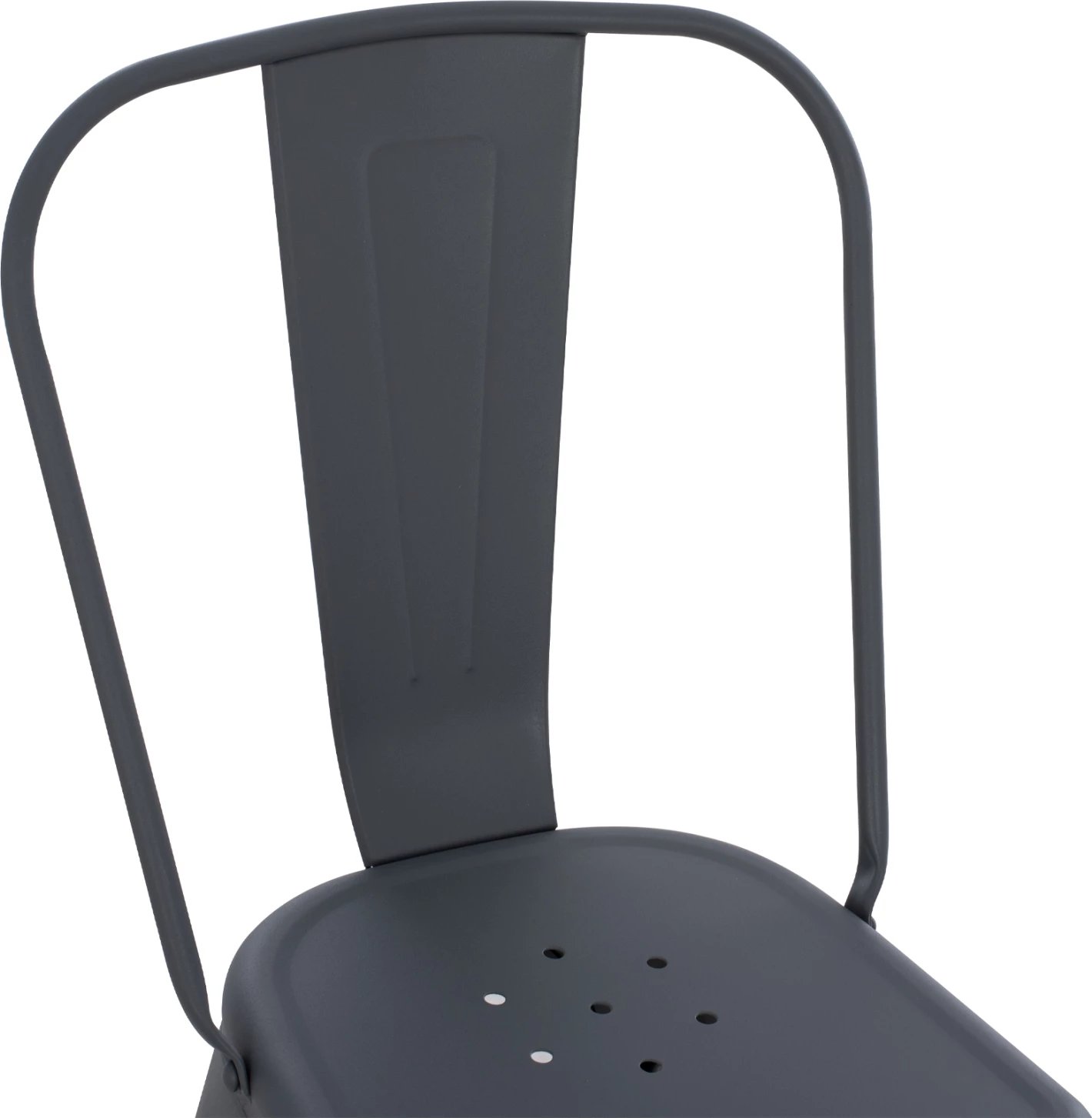 Karrige për ngrënie MELITA-PRO FH8641.50 metalike, ngjyrë gri, 44x47x84.5H cm