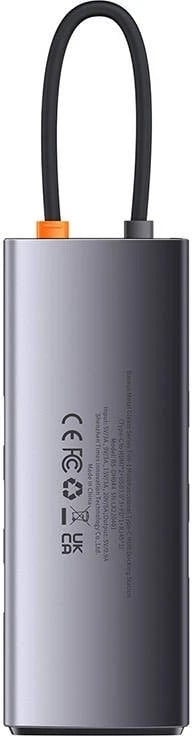 Hub USB-C Baseus Metal Gleam Series 7w1, gri