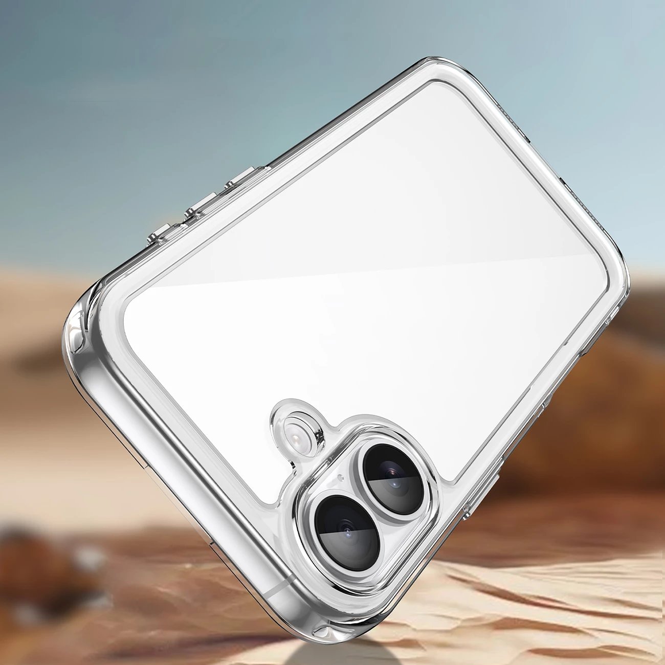 Mbështjellës Hurtel Outer Space për iPhone 17, kompatibil me MagSafe, transparent