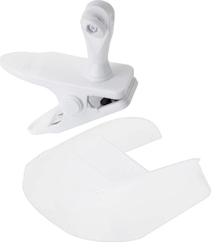 Ventilator tavoline Adler AD 7317 15 cm 2 shpejtësi 30W me bazë dhe kapëse i bardhë