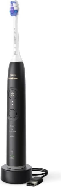 Furçë dhëmbësh elektrike Philips Sonicare HX7411/02, me aplikacion, e zezë