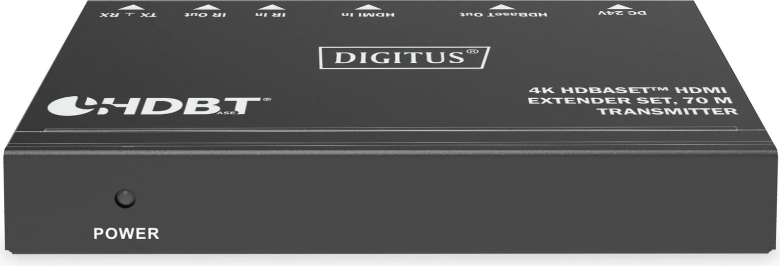 Set HDMI Extender Digitus 4K HDBaseT, 70m, AV transmetues & pranues, i zi