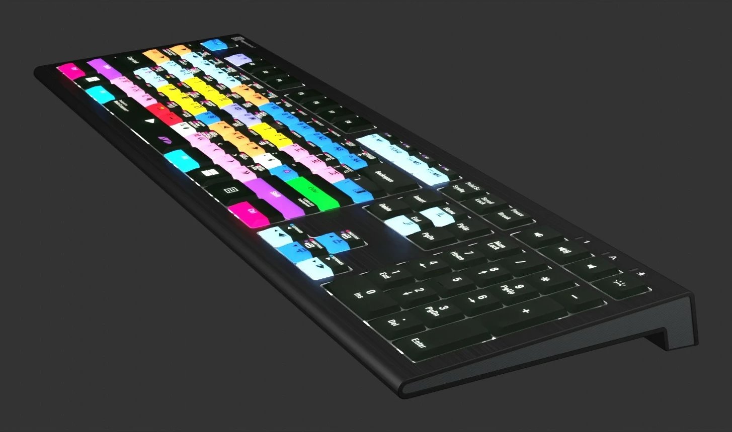 Tastierë LogicKeyboard Astra 2 Pro UK për Avid Media Composer, PC
