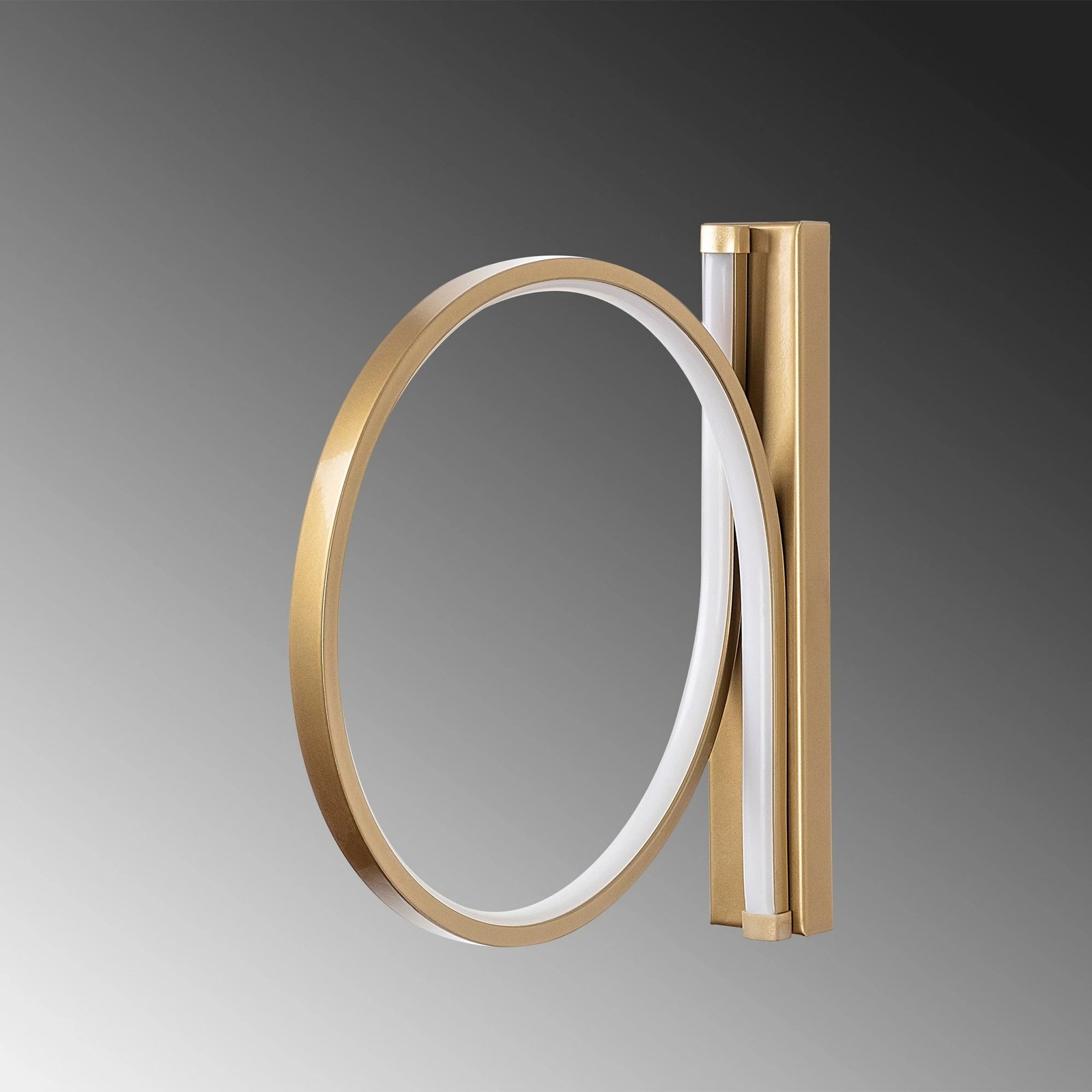 Llambë muri Opviq, Halka, ngjyrë ari, 30x50cm