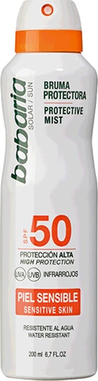 Mist mbrojtëse për diell Babaria Protective Mist SPF50, 200ml
