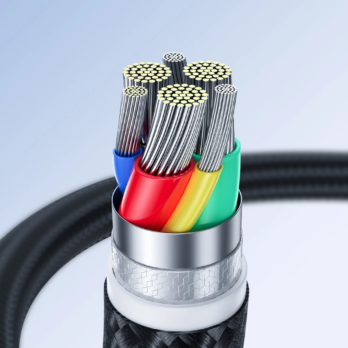 Kabllo Joyroom Surpass Series A11, USB-A në Lightning, 2m, 2.4A, e zezë