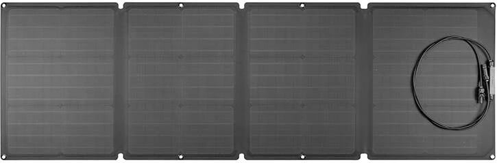 Panel diellor EcoFlow 110W, i palosshëm, i zi