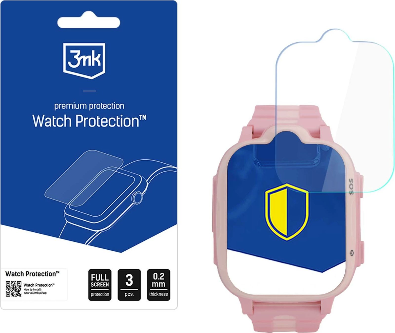 Mbrojtës ekrani për smartwatch 3mk Protection, për Garett Kids eSIM 4G, Transparent Mbrojtës ekrani për smartwatch 3mk Protection, për Garett Kids eSIM 4G, Transparent