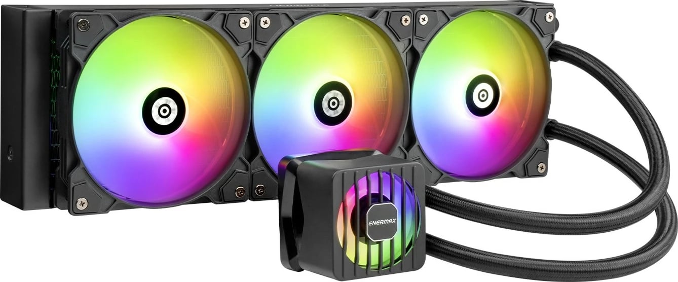 K Cooler Enermax LIQMAXFLO ELC-LMF360T-ARGB, 360mm, RGB, i zi
