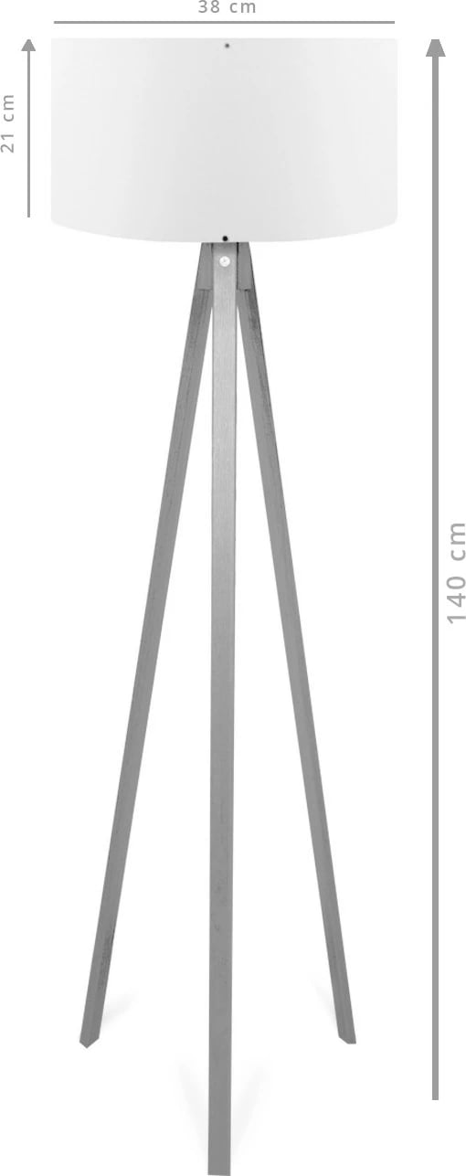 Llambë dyshemeje Opviq, AYD - 2224, ngjyrë krem, 140 cm