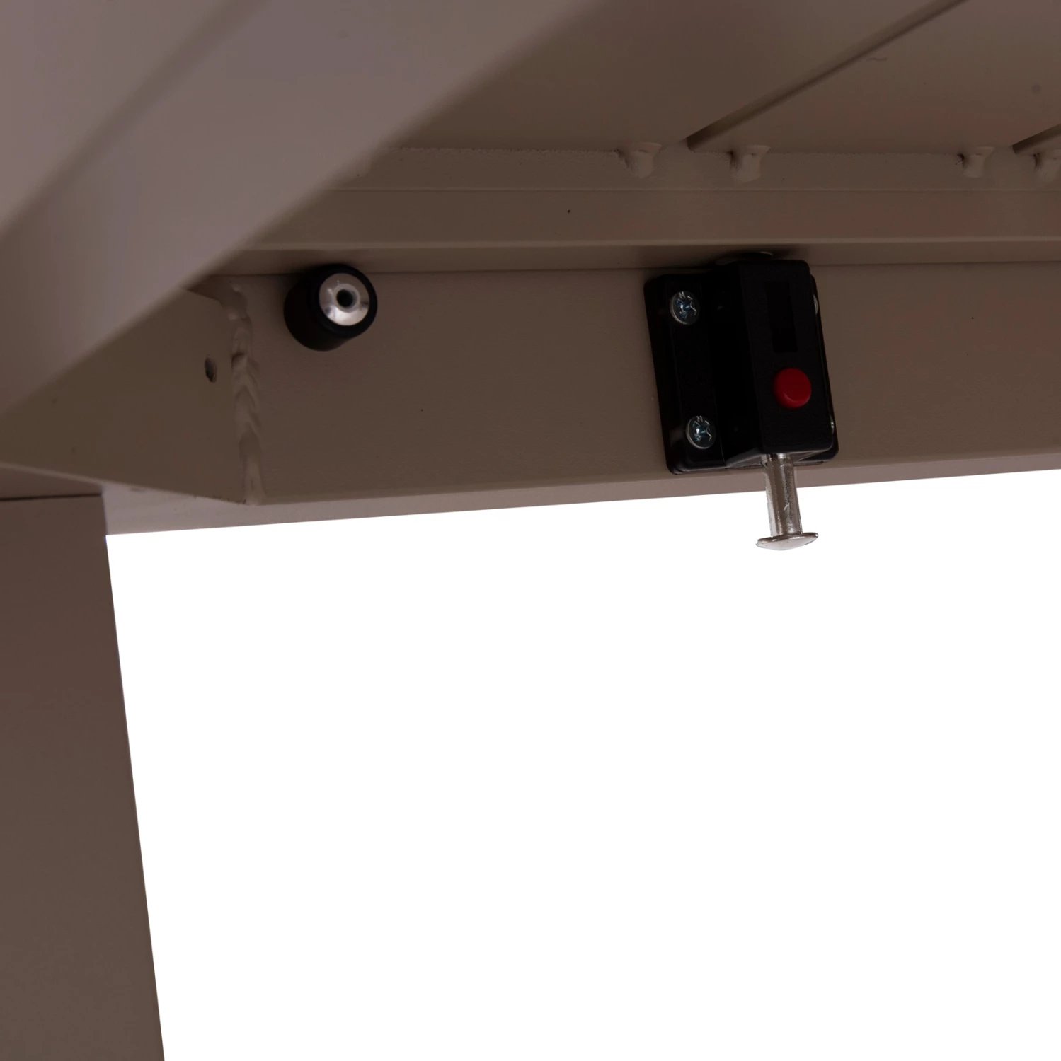 Tavolinë ngrënieje e zgjatshme KRUM, alumin, ngjyrë kapuçino, FH6277.04, 160-240x90x73cm