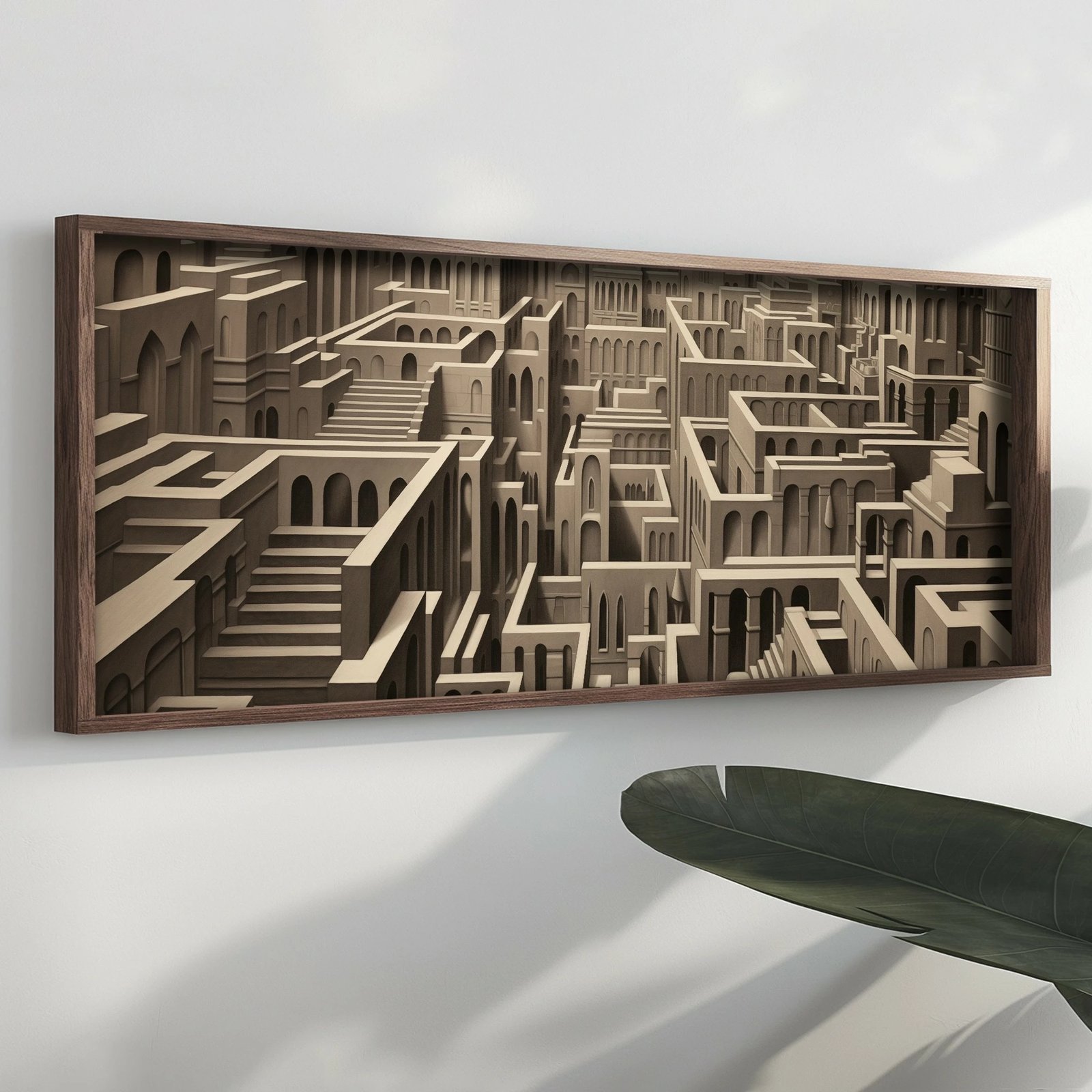 Pikturë dekorative me kornizë, MDF, shumëngjyrëshe, Wallity, EMR104