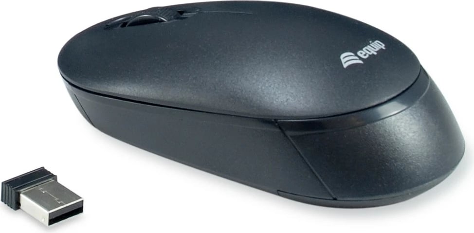 Tastierë me maus wireless Equip, IT QWERTY, full-size, e zezë