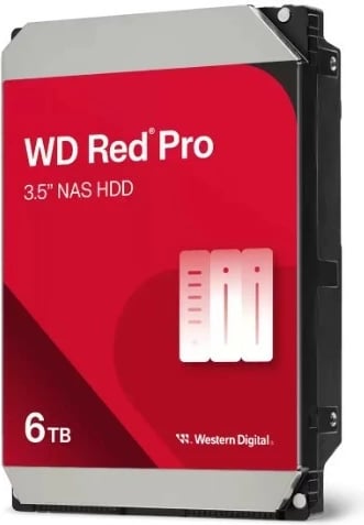 HDD Western Digital Red Pro 6TB 3.5" SATA III, për NAS