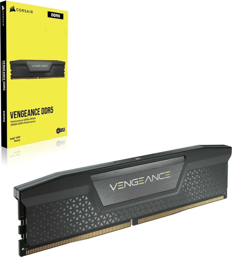 RAM Memorje Corsair Vengeance 32GB (2x16GB) DDR5 7200MHz CL34, e zezë