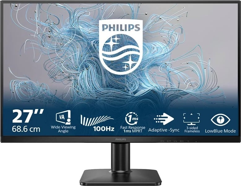 Monitor Philips 27E2N1100L/00, 27", Full HD, LCD, Zi