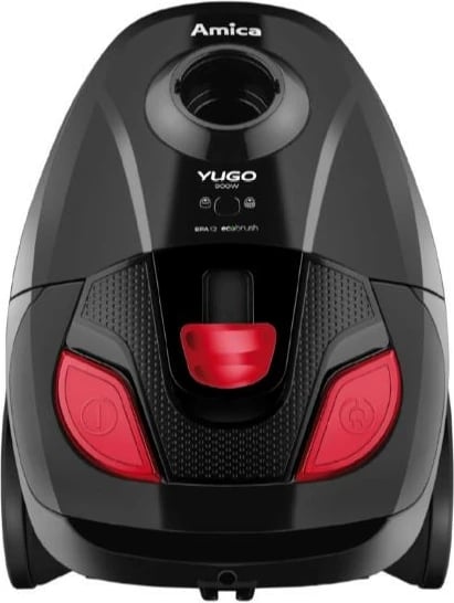 Fshesë me korent Amica YUGO VM1043 me qese, 2L, 900W, e zezë/kuqe