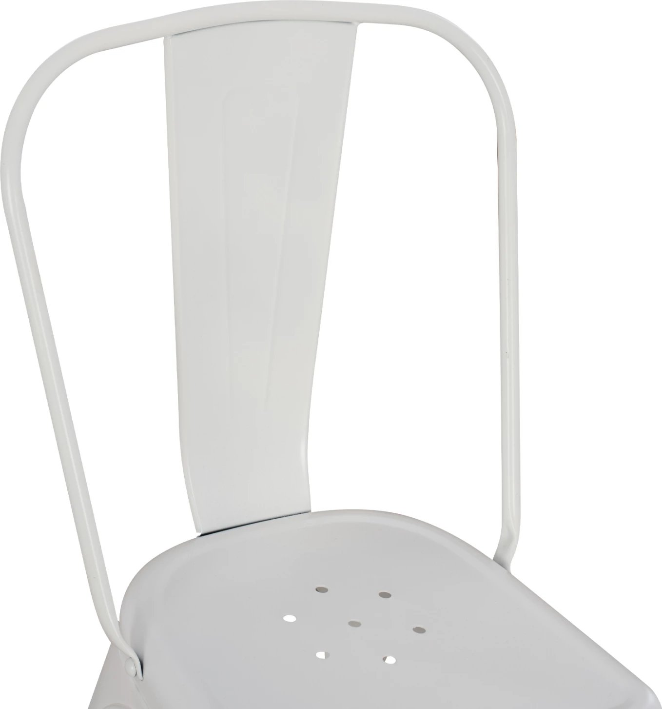 Karrige për ngrënie MELITA-PRO FH8641.41 metalike, ngjyrë e bardhë mat, 44x47x84.5Hcm