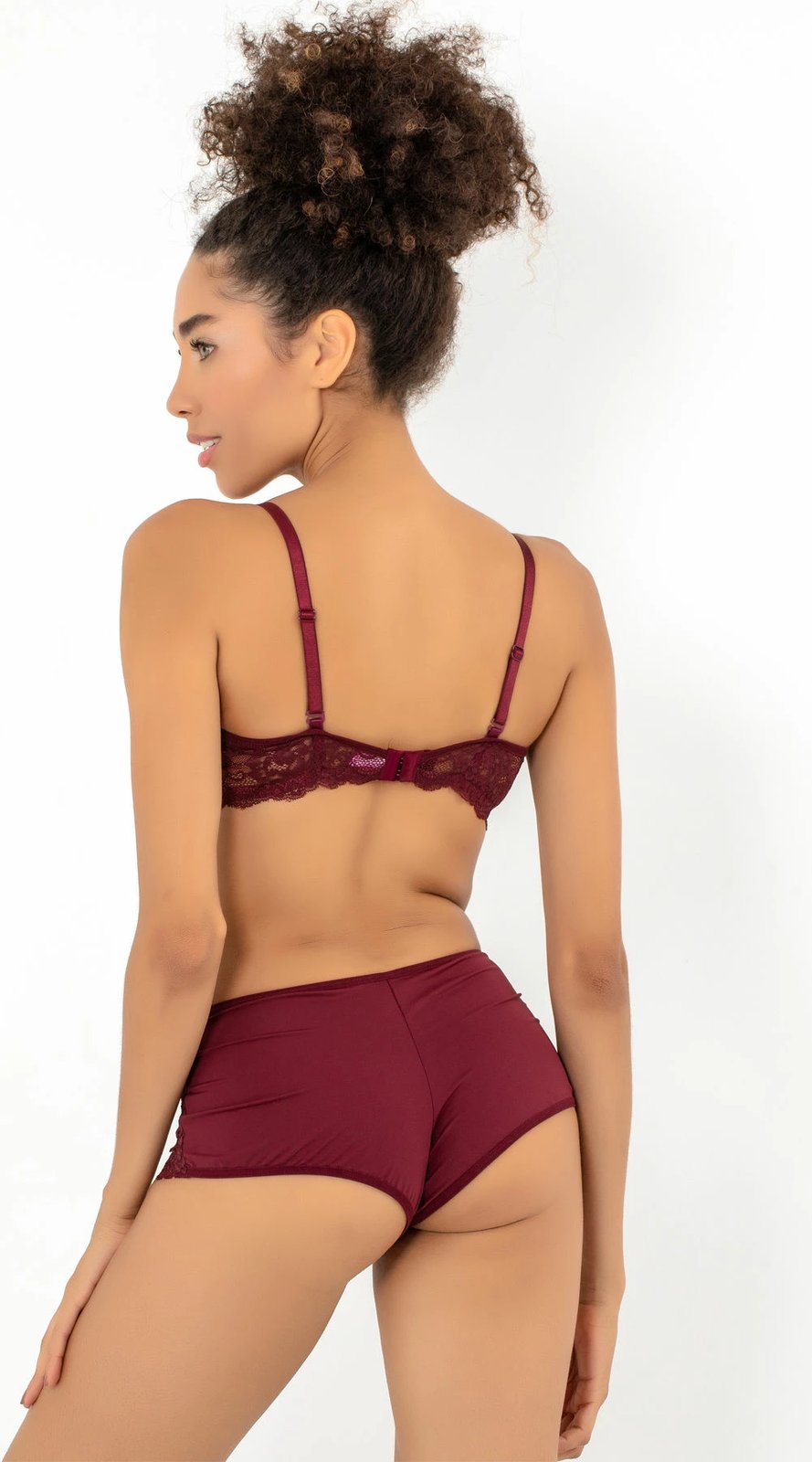 Set reçipetash dhe mbathjesh Jumeon, ngjyrë e kuqe e errët, 148-007045