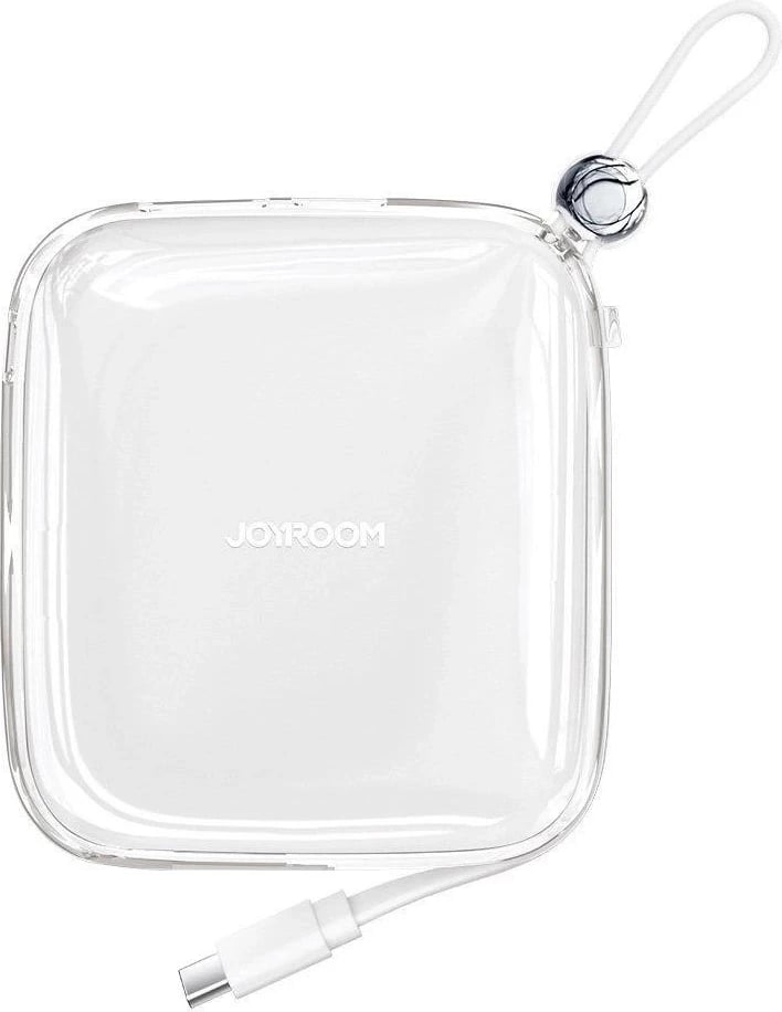 Powerbank Joyroom JR-L005, 10000mAh, me Lightning, USB-A, USB-C, Bardhë