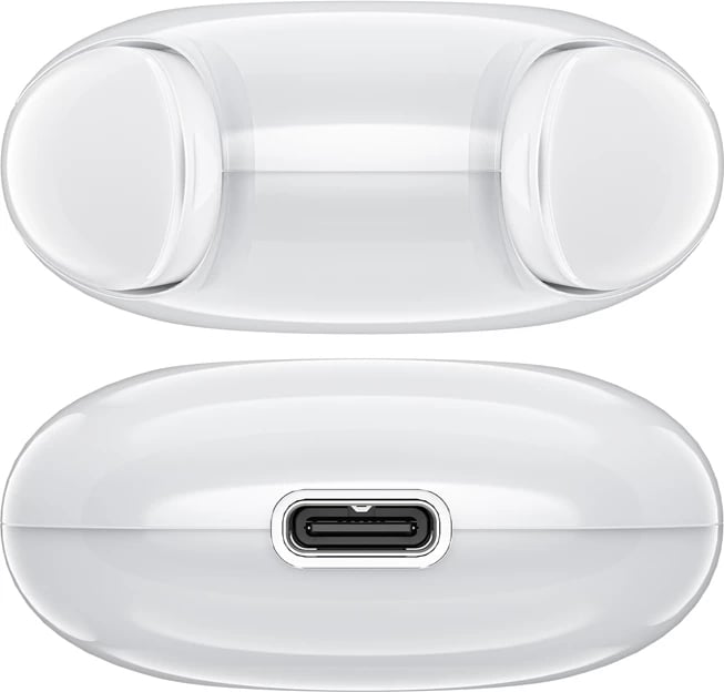 Kufje Acefast T9, wireless, Bluetooth 5.3, me ekran LED, të bardha