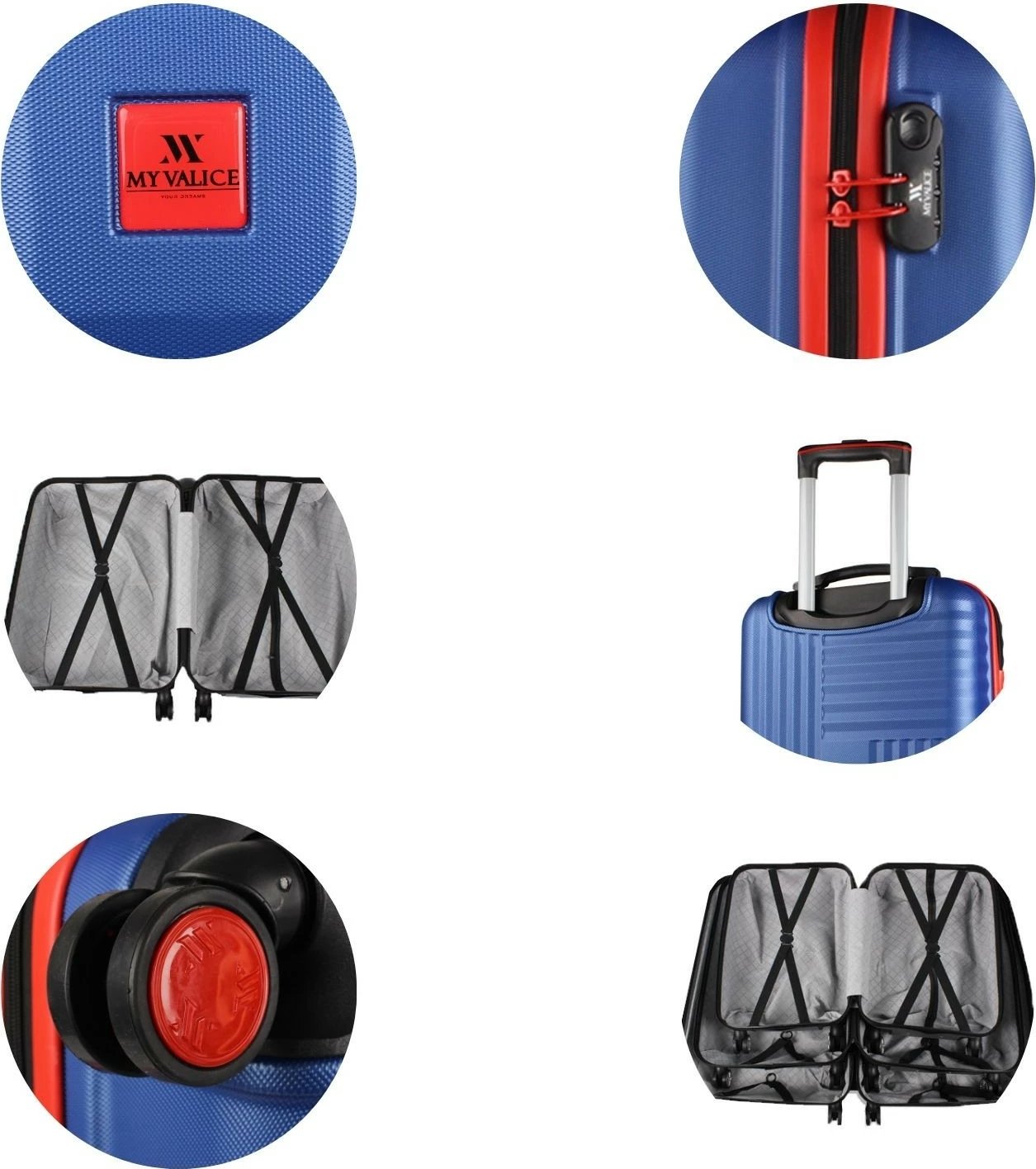 Valixhe udhëtimi, ngjyrë blu navy, Zoozie Bags, 8722