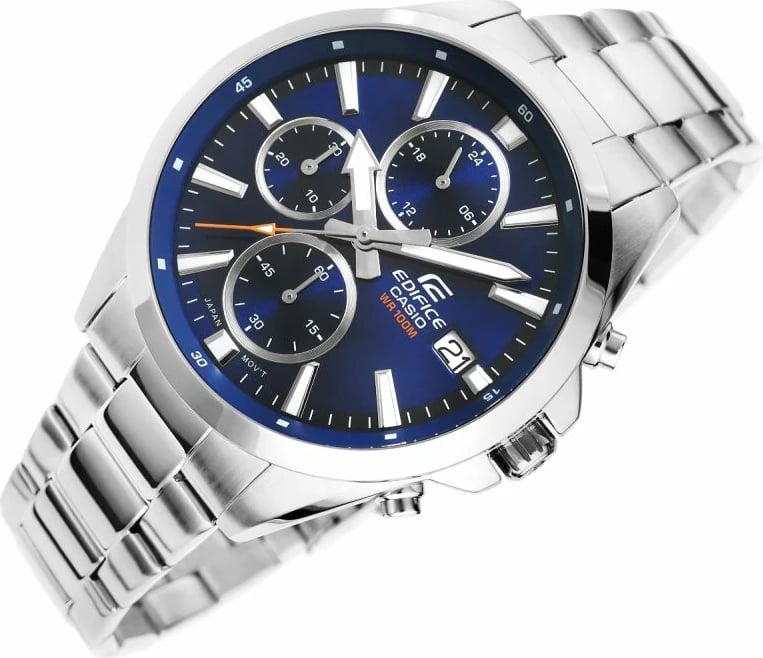 Orë dore për meshkuj Casio, argjendtë