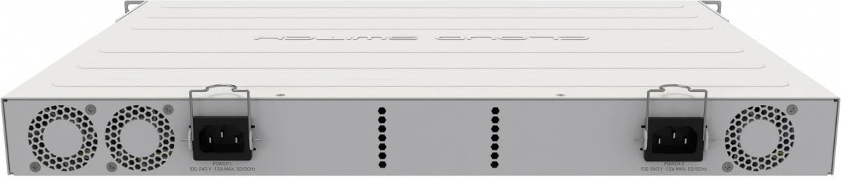 Switch rack Mikrotik CRS354-48G-4S+2Q+RM, 48 porte 1G, 4 porte SFP+, 2 porte QSFP+, i bardhë