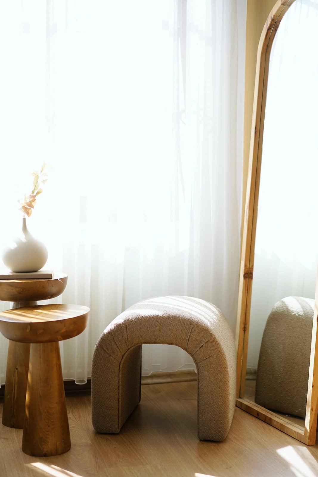 Puf Atelier del Sofa, ngjyrë kafe