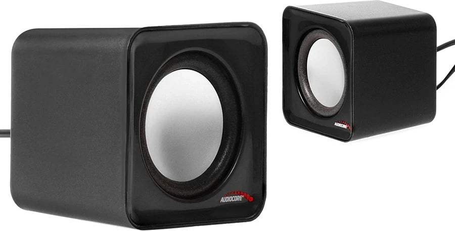 Kufje Audiocore AC870 B, 2-way 3 W, e zezë, e hirtë