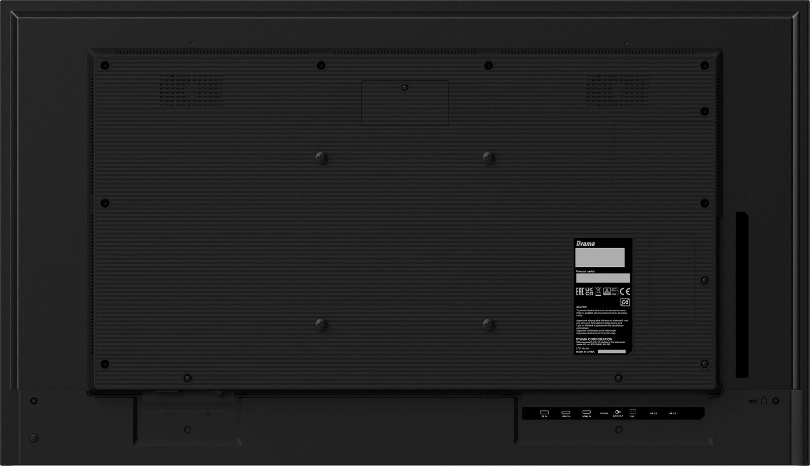 Monitor iiyama ProLite LH4365UHSB-B1, 43 inç, 4K Ultra HD, LED, Wi-Fi, zi