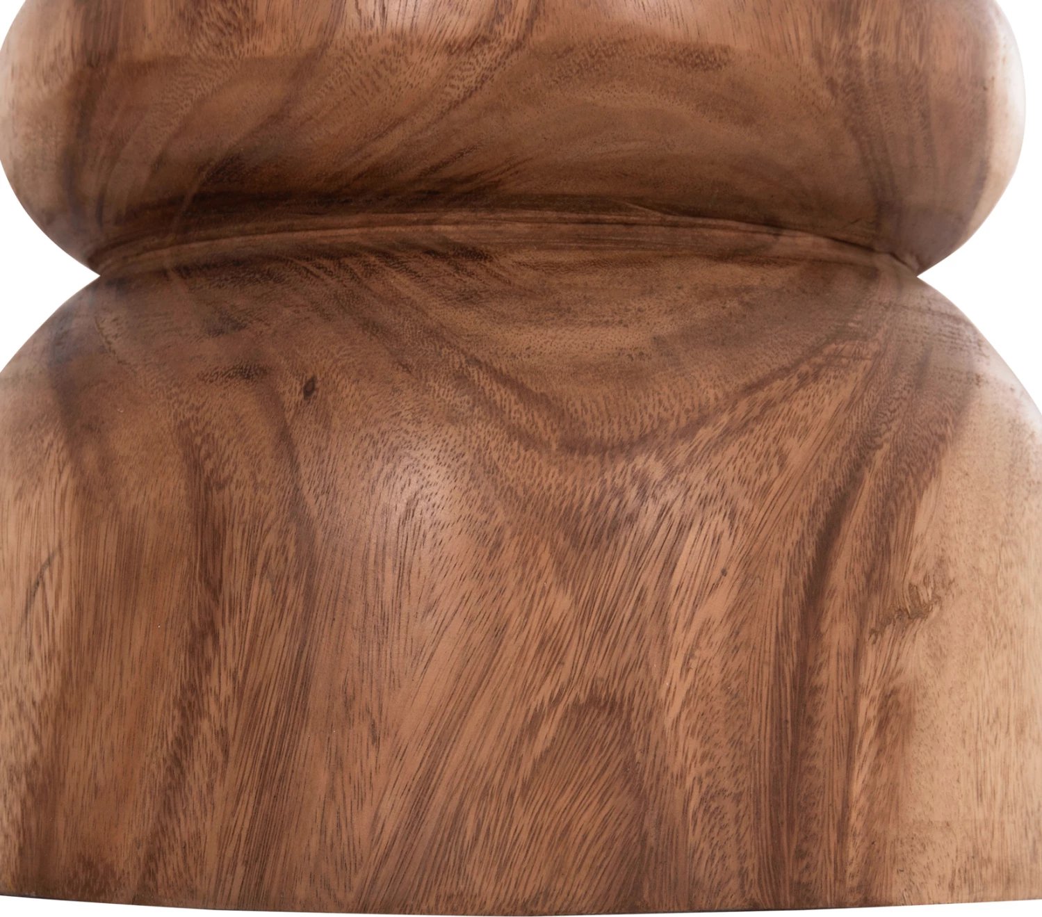 Stool anësor/tavolinë rrethore BELLO, dru suar natyral, FH9900.11, 35x46cm